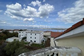 Otok Krk, Porat - Dvoetažni stan sa pogledom na more, Malinska-Dubašnica, Wohnung