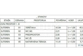 OPATIJA, CENTAR- suteren ekskluzivni poslovni prostor 57,96m2 - 1B, Opatija, Commercial property