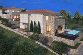 OTOK KRK, VANTAČIĆI - Projekt za vilu sa bazenom 100m od mora, Malinska-Dubašnica, Maison