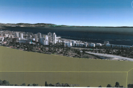 RIJEKA, PODMIRVICE, RUJEVICA, PEHLIN- građevinsko zemljište 5340m2 s pogledom na more za halu / poslovnu zgradu, Rijeka, Γη