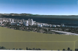 RIJEKA, PODMIRVICE, RUJEVICA, PEHLIN- građevinsko zemljište 5340m2 s pogledom na more za halu / poslovnu zgradu, Rijeka, Zemljište