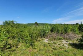 ISTRA, LABIN - Prostrano građevinsko zemljište stambene namjene na osami, 1 km od mora, Labin, Arazi