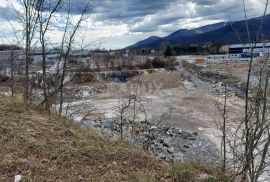 PERMANI - građevinski teren 1640 m2 za halu / poslovnu zgradu, Matulji, Γη