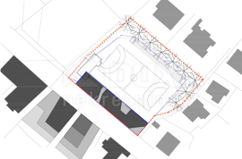 RIJEKA, PEĆINE - teren 2. red do mora 3072m2 za sportski centar s garažama / hotel, Rijeka, أرض