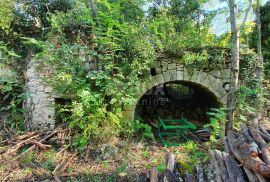 ISTRA, PIĆAN imanje s prekrasnim pogledom i ruševnom kamenom kućom, Pićan, Land