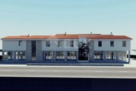 JUŠIĆI kuća- poslovna zgrada sa apartmanima/ započeta gradnja objekta do 700m2, Matulji, Maison