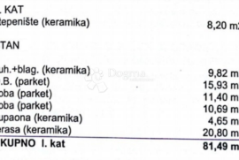 NOVOGRADNJA - 1 KAT POGLED MORE, Dobrinj, Kвартира