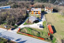 Labin, okolica grada, rohbau zgrada sa velikim zemljištem, Labin, House