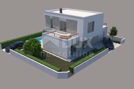 OTOK VIR -  Moderna vila sa bazenom 100m od mora, Vir, بيت