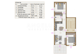 Istra, Banjole - Penthouse 54 m2 s terasom + parking, Medulin, Kвартира