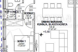 Povljana, Pag - Stan S6 u novogradnji, Povljana, Wohnung