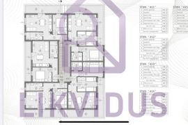 Stan A14 na drugom katu, Šikići kod Pule, S+DB, 45,28 m2, Pula, Apartamento