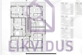 Stan A12 na drugom katu, Šikići kod Pule, S+DB, 45,28 m2, Pula, Flat