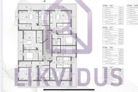 Stan A12 na drugom katu, Šikići kod Pule, S+DB, 45,28 m2, Pula, Daire