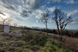 ISTRA, KRŠAN - Atraktivno građevinsko zemljište s pogledom na Učku, Kršan, Земля