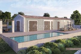 ISTRA, OPRTALJ - idealno građevinsko zemljište za mediteransku vilu s bazenom u srcu Istre, Oprtalj, Γη