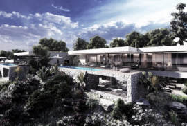 OPATIJA, MIHOTIĆI - građevinsko zemljište s idejnim planom za 7 ekskluzivnih villa s bazenom!!! PRILIKA!!!, Matulji, Terra