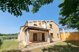 ISTRA, POREČ (OKOLICA) - Dvojna kuća u visokoj roh bau fazi s pogledom na more, Kaštelir-Labinci, Casa