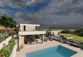 ISTRA, BRTONIGLA - Moderna kuća sa bazenom u izgradnji sa predivnim pogledom, Brtonigla, Σπίτι