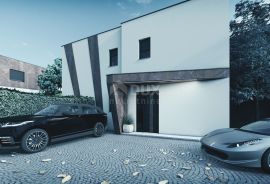 OPATIJA, POBRI - villa  u nizu 218m2 s pogledom na more + uređena okućnica 250m2, Opatija - Okolica, Kuća