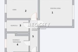 Novi Beograd, Paviljoni, Radoja Dakića, 2.0, 51m2, Novi Beograd, Wohnung