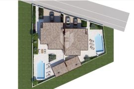Momjan, okolica! Dvojna kuća sa bazenom u novogradnji!, Buje, Famiglia