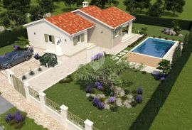 Istra, Labin, nova kuća za odmor sa bazenom, Labin, House