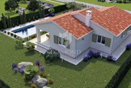 Istra, Labin, nova kuća za odmor sa bazenom, Labin, Haus