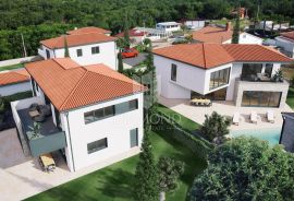 Poreč, okolica, prekrasna moderna vila sa istarskim akcentom u izgradnji!, Poreč, Σπίτι