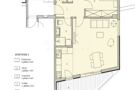 Dubrovnik, Zvekovica – Novogradnja, dvosoban stan/apartman 76,00 m2, Konavle, Kвартира