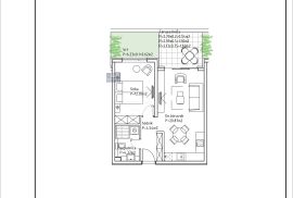 Makarska, luksuzan jednosoban stan u novogradnji, 46 m2, Makarska, Wohnung