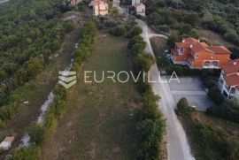 Istra, Labin, građevinsko zemljište sa pogledom na more NKP 926 m2, Labin, Terra