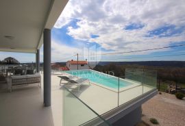 Labin, okolica, luksuzna kuća sa pogledom na more, Labin, Haus