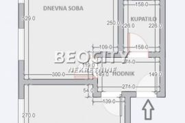 Novi Beograd, Ledine, Kolumbova , 2.0, 51m2, Novi Beograd, Διαμέρισμα