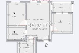 Novi Beograd, Ledine, Kolumbova , 3.0, 62m2, Novi Beograd, Kвартира