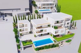 INVESTICIJA | STAN POVRŠINE 106 m2 U KOMPLEKSU LUKSUZNOG POSLOVNOG I STAMBENOG MEDICINSKOG RESORTA U BLIZINI TROGIRA, Dubrovnik - Okolica, Appartment