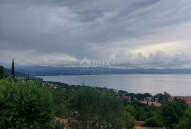 OPATIJA, LOVRAN, LIGANJ- građevinsko zemljište 1358m2 s panoramskim pogledom na more, Lovran, Terreno