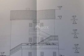 OPATIJA, MATULJI- zemljište 657m2 S GRAĐEVNOM DOZVOLOM!!! za obiteljsku kuću/ stambenu zgradu-stanove -apartmane/ kuću za iznajmljivanje - odmor s bazenom, Matulji, Zemljište