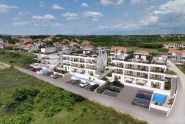 Zadar, Privlaka, NOVOGRADNJA luksuzan dvosoban stan NKP 74,90 m2 s vrtom, Privlaka, Stan