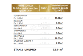 Vrhunski stan u novogradnji - 1S+DB - S2, Zadar, Stan