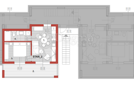 Vrhunski stan u novogradnji - 1S+DB - S2, Zadar, Appartement