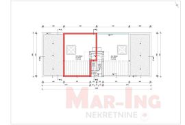 PRIVLAKA SABUNIKE trosobni apartman - krovna terasa!, Privlaka, Appartamento