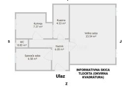 STAN, PRODAJA, ZAGREB, CENTAR, 53 m2, 2-soban, Donji Grad, Apartamento