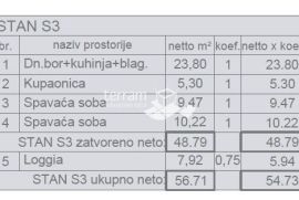 Istra, Pula, stan 58,46m2, 2SS+DB, I. kat, parking, NOVO!! #prodaja, Pula, Daire
