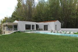 Započeta gradnja kuće s bazenom u okolici Gračišća, Gračišće, Maison
