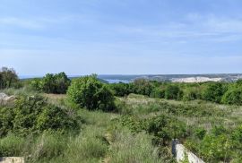 Labin, Zemljište s građevinskom dozvolom, pogled na more 568 m2, Labin, Tierra