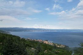 OPATIJA, LOVRAN, LIGANJ - građevinsko zemljište 2270m2 s pogledom na more, Lovran, Terreno