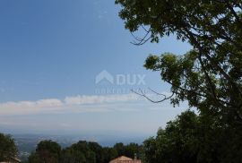 OPATIJA, BREGI - građevinski teren 1831m2 s panoramskim pogledom na more za obiteljsku kuću / villu / apartmane / kuću za iznajmljivanje sa bazenom / kuću za odmor sa bazenom, Matulji, Zemljište