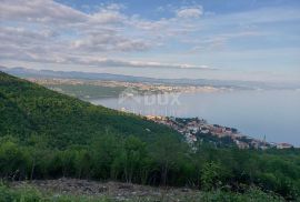 OPATIJA, KOLAVIĆI- građevinsko zemljište 7533m2 s panoramskim pogledom na more za obiteljsku kuću/ villu/ stambenu zgradu-stanove -apartmane/ kuću za iznajmljivanje - odmor s bazenom, Opatija, Terrain