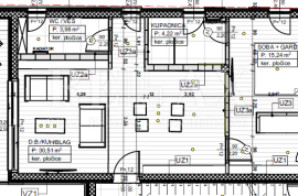 Krk - Luksuzni stan u novogradnji 59,24m2, Krk, Daire